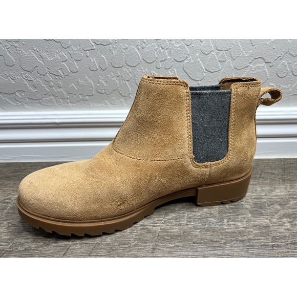 Sorel Women's Emelie II Chelsea Boots Leather Waterproof Brown Size 9.5 - Picture 5 of 9